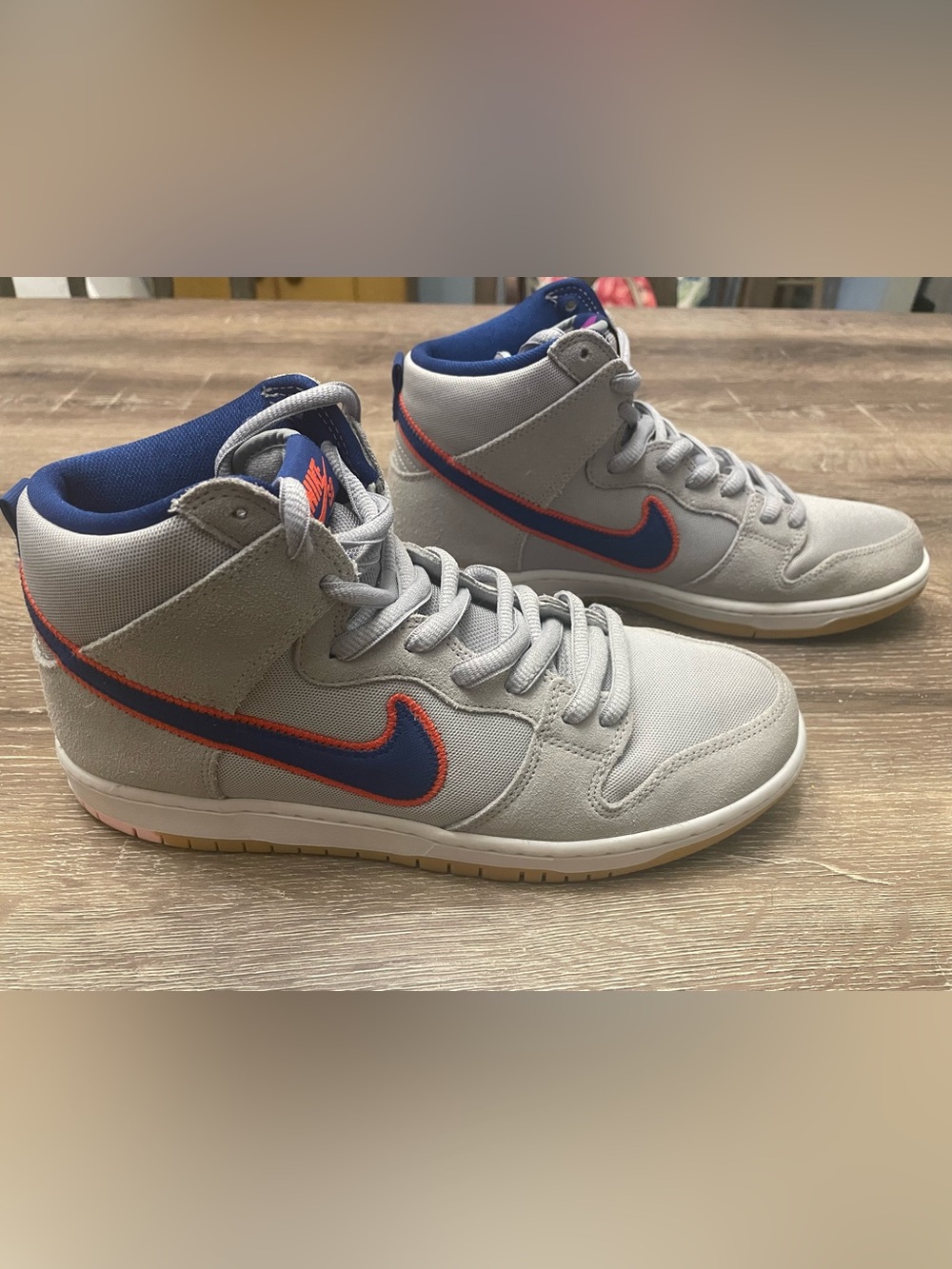 Nike SB Dunk High NY Mets. 9.5! Bubble Gum pack. No Box